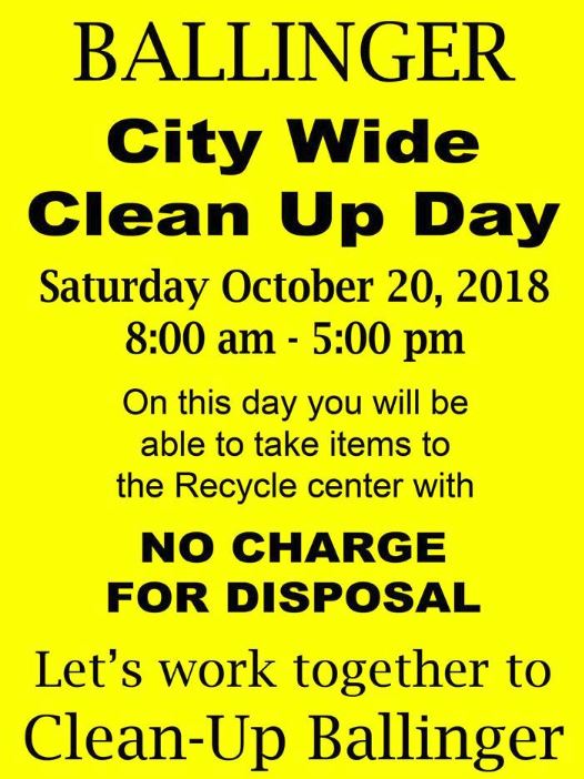 City Wide Clean Up 2018